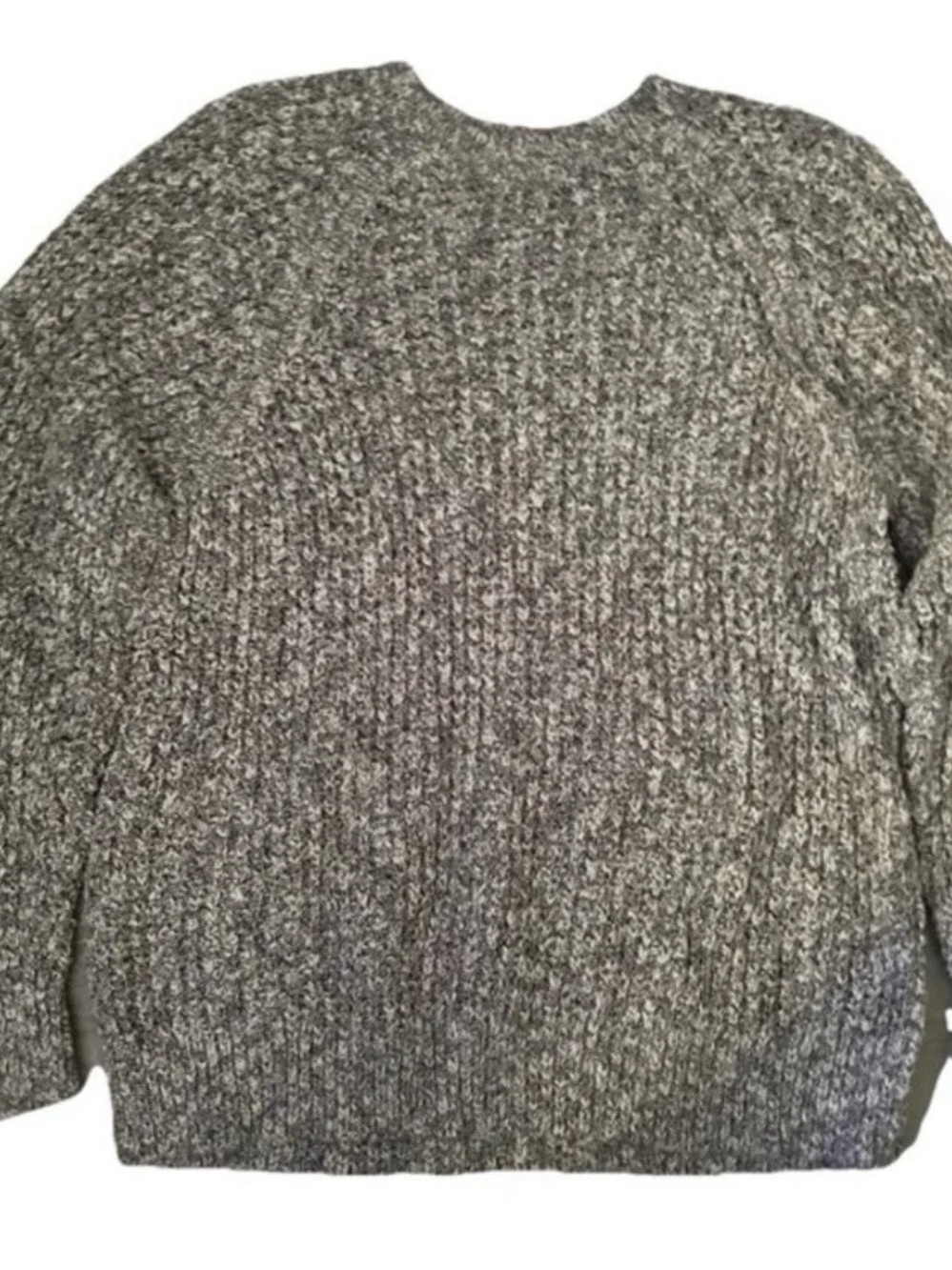 LL Bean Signature Grey Knit Crew Neck Sweater Size XXL